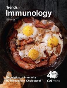 Cover of Trends in Immunology December issue.