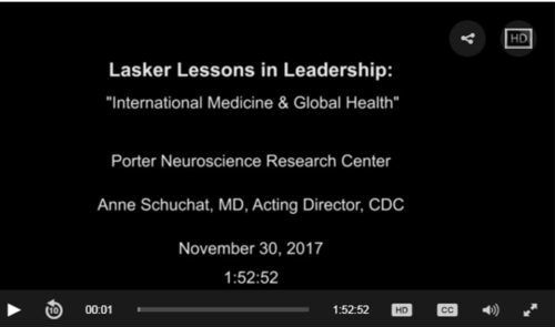 Lasker Lessons in Leadership | Anne Schuchat