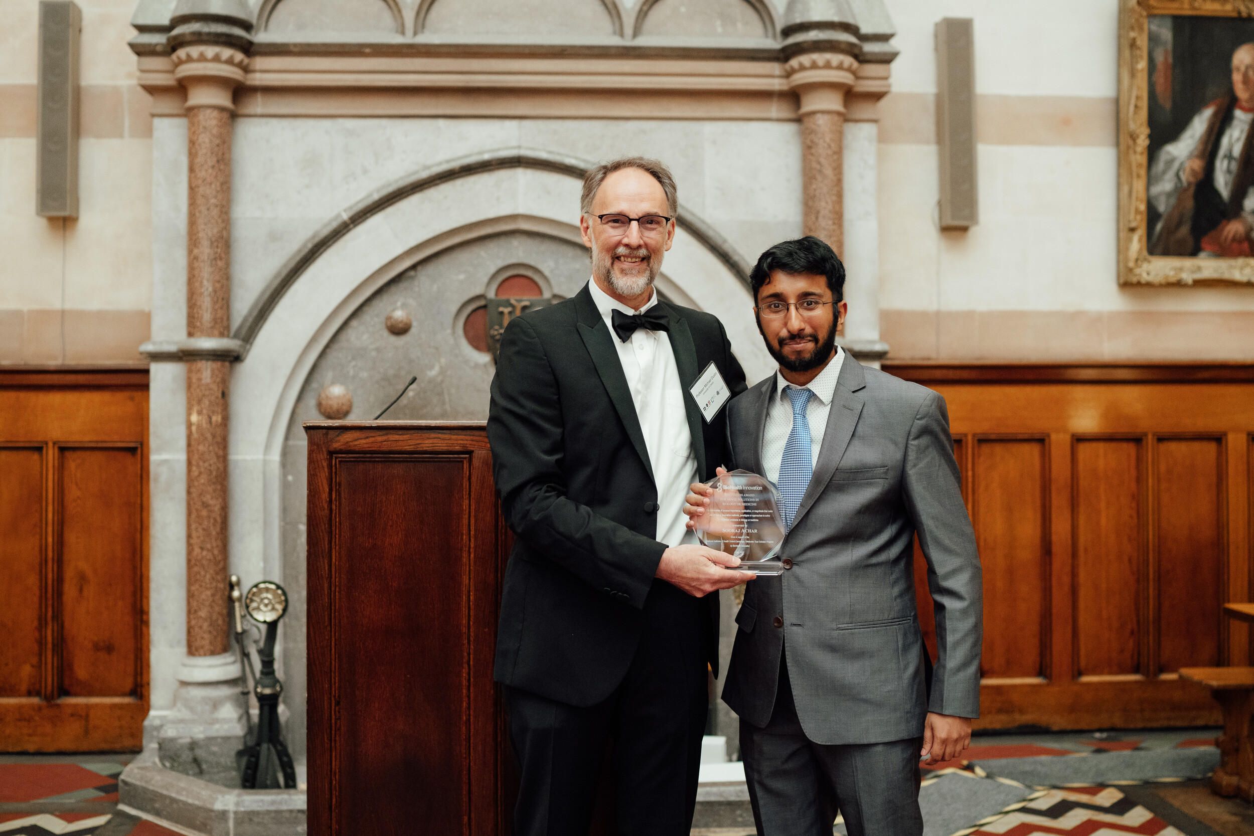 NIH-Oxford Scholar Sooraj Achar Honored with BioHealth Innovation Award