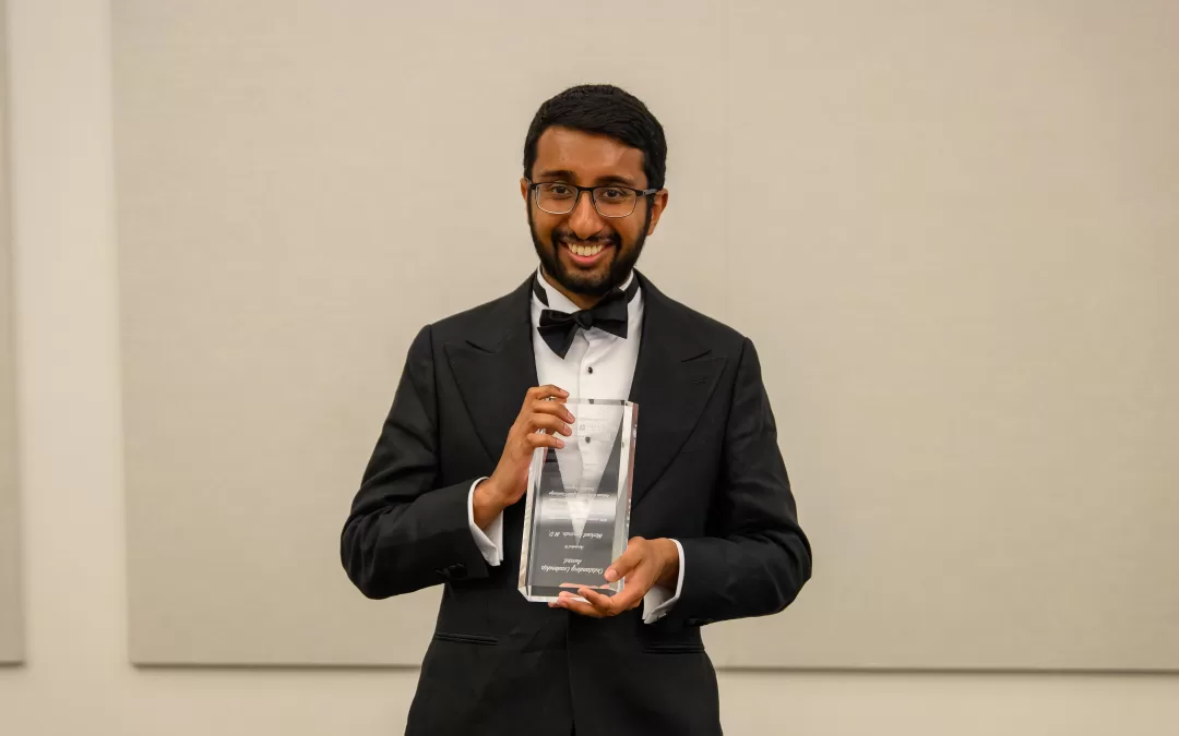 Sooraj Achar Wins the Dr. Richard and Vera Siegel Translational Award for Advances in Medical Science